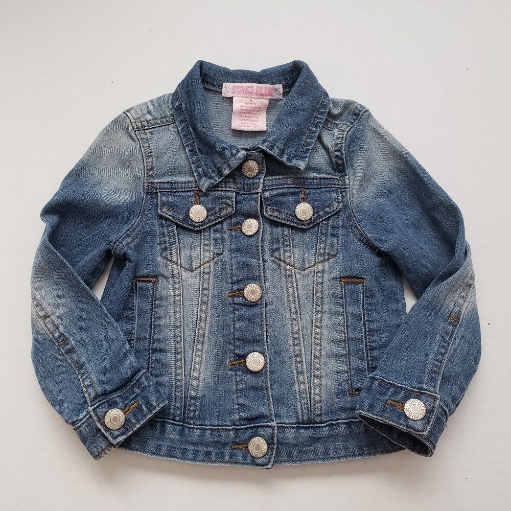 Soho Blue Girls Denim Jacket